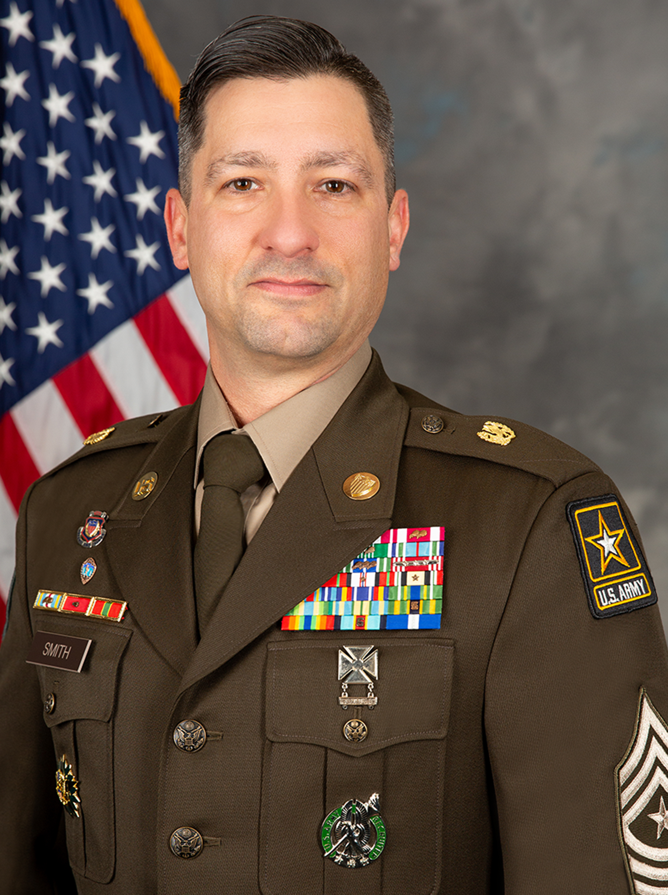 Official headshot of SGM Paul J. Smith